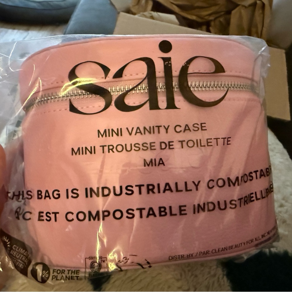 Saie Pink Mini Vanity Case